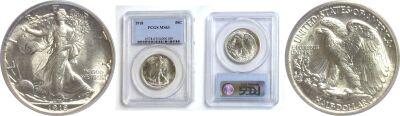 1918. PCGS. MS-63.