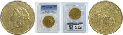 1850. PCGS. XF-45.