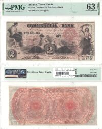 1872 $50 South Carolina Note PMG 66 EPQ