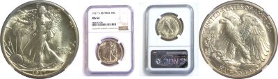 1917-S Rev.. NGC. MS-64.