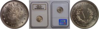 1883-N/C  Liberty Nickel   NGC MS-66