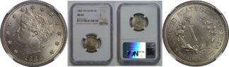 1883-N/C  Liberty Nickel   NGC MS-65