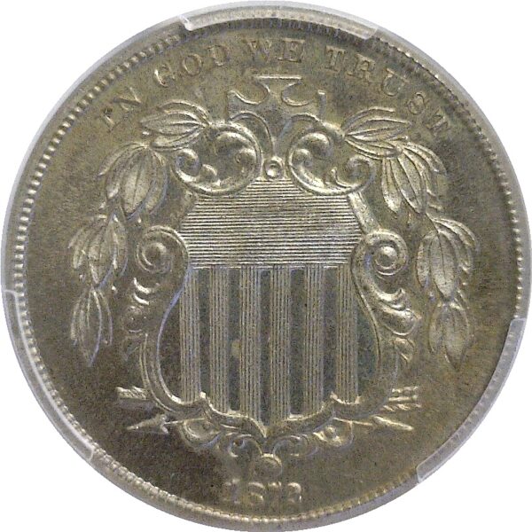 1872  Shield Nickel.  -  PCGS PR-65. - Image 2