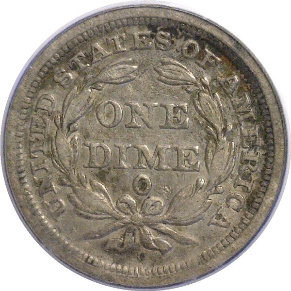 1845-O.  Seated Liberty Dime.  -  PCGS. VF-35. - Image 3