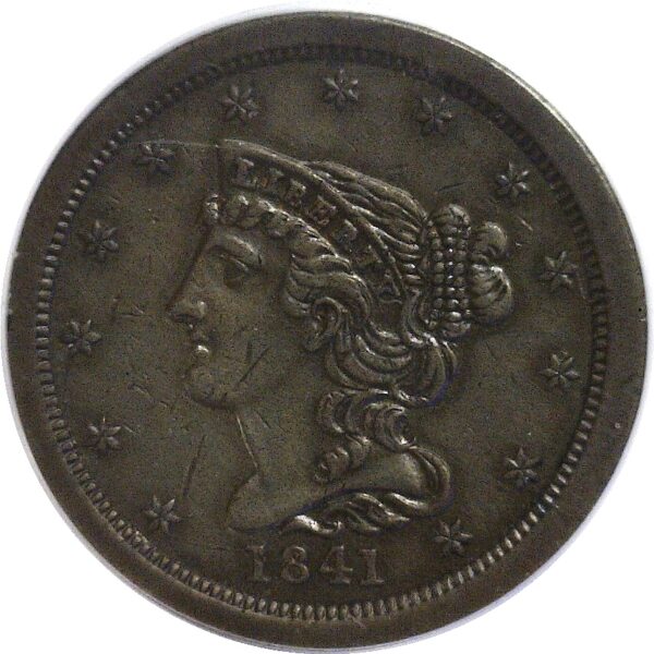1841. Half Cent  -  PCGS. PR-53. - Image 2