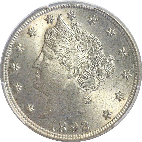 1892.  Liberty Nickel.  -  PCGS. MS-65. - Image 2