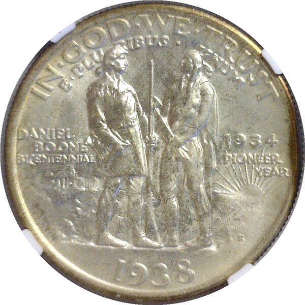 1938-S Boone Commemorative Half Dollar  -  NGC MS-66 - Image 3