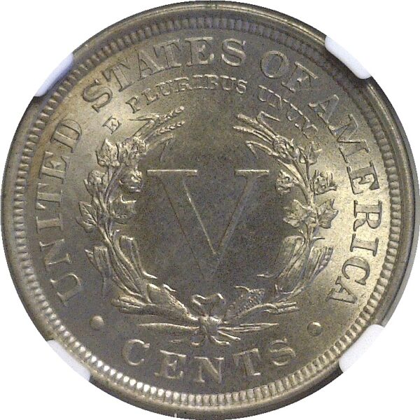 1901.  Liberty Nickel.  -  NGC. MS-66.CAC - Image 3