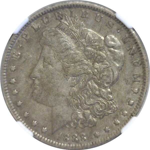 1888-O.  Morgan Dollar. NGC. AU-53. - Image 2