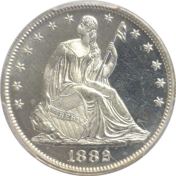 1882 Seated Liberty Half Dollar   -  PCGS PR-66+ CAM  CAC - Image 2