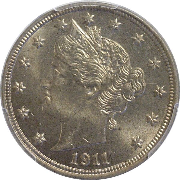 1911.  Liberty Nickel.  -  PCGS. MS-64. - Image 2