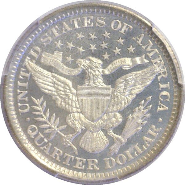 1896 Barber Quarter.  -   PCGS PR-67. CAM. - Image 3
