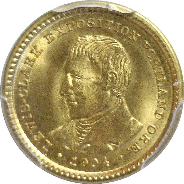 1904 Lewis and Clark $1 Gold Commemorative  -  PCGS MS-67 - Image 2
