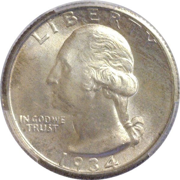 1934.  Washington Quarter.  -  PCGS. MS-67+. - Image 2