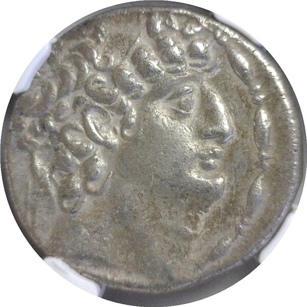 c 95-75 BC .  GREEK. Seleucid Kingdom. Silver Tetradrachm. NGC. Philip I Philadelphos. - Image 2