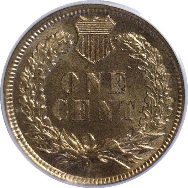 1907.  Indian Head Cent.  -  PCGS. MS-65. RD. - Image 3