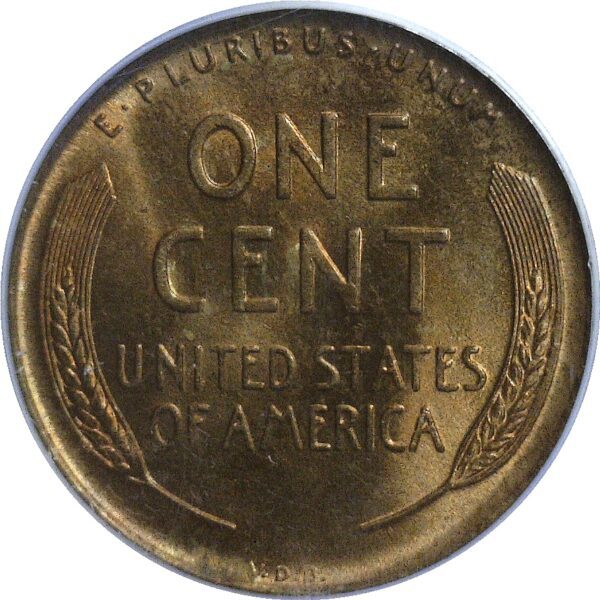 1909-S VDB.  Lincoln Cent. PCGS. MS-64. RB. CAC - Image 3