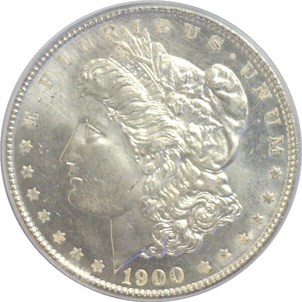 1900 Morgan Dollar  -  PCGS MS-65 PL CAC - Image 2