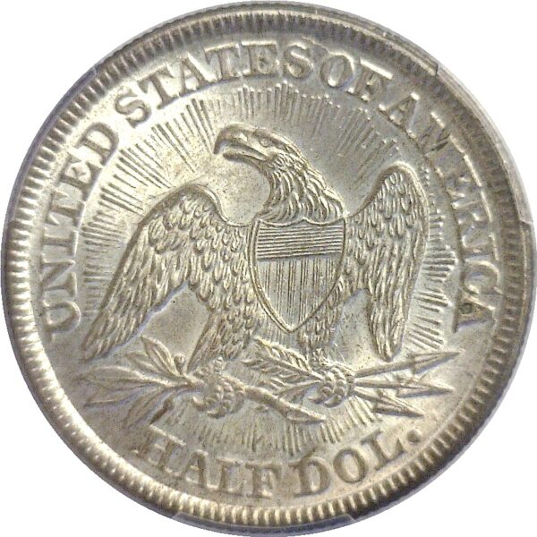 1853.  Seated Liberty Half Dollar.  - PCGS. MS-65. - Image 3