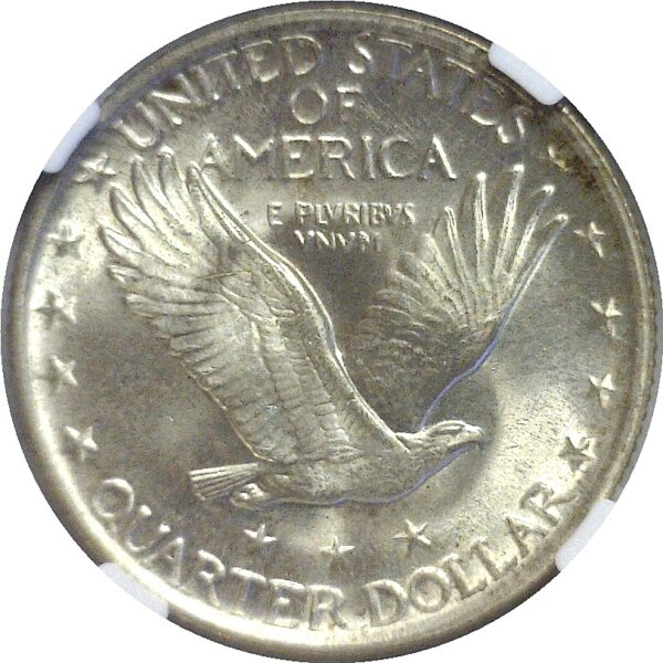 1921.  Standing Liberty Quarter.  -  NGC. MS-66. - Image 3