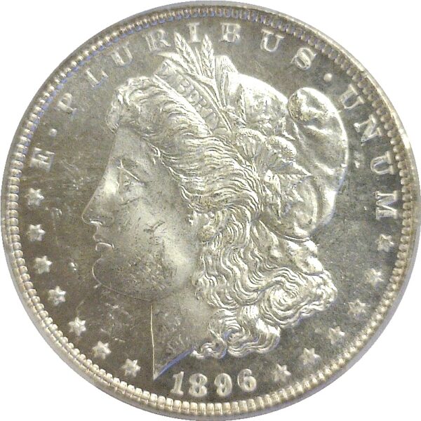 1896  Morgan Dollar.  -  PCGS MS-64. DMPL. - Image 2