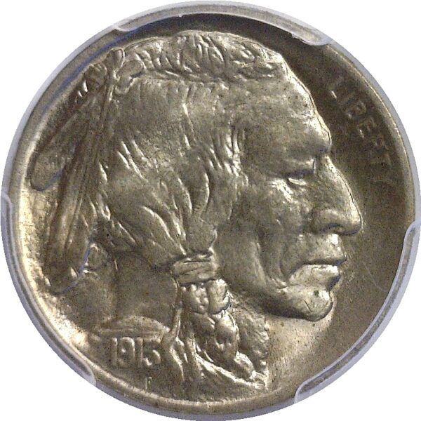 1913 T-1.  Buffalo Nickel.  -  PCGS. MS-66. - Image 2