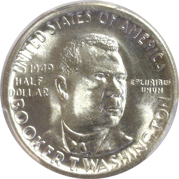 1949-S Booker T. Washington Commemorative Half Dollar  -  PCGS MS-67. - Image 2