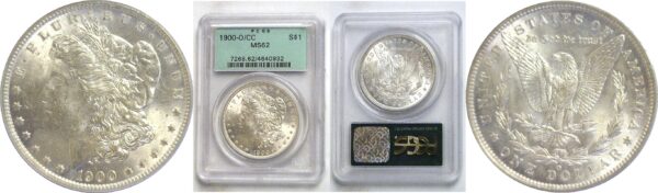 1900-O/CC  Morgan Dollar.  -  PCGS MS-62.