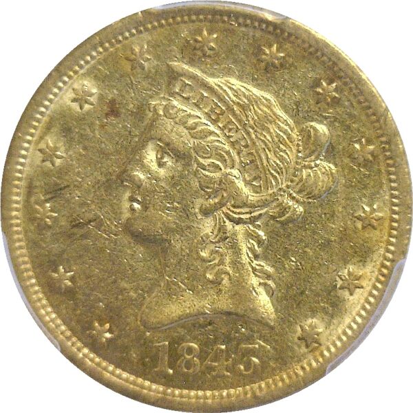 1843-O.  $10 Liberty.  -   PCGS. AU-55. - Image 2