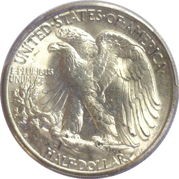 1946-D.  Walking Liberty Half Dollar.  -  PCGS. MS-65. - Image 3