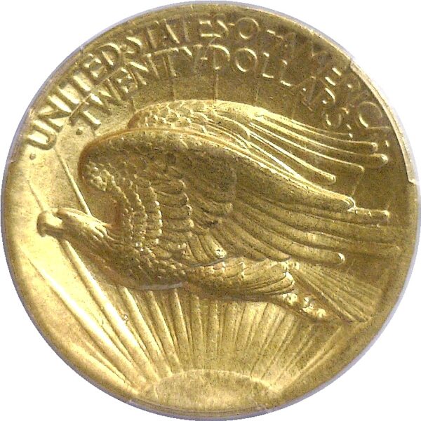 1907 $20 St. Gaudens. High Relief.  -   PCGS. MS-63. - Image 3