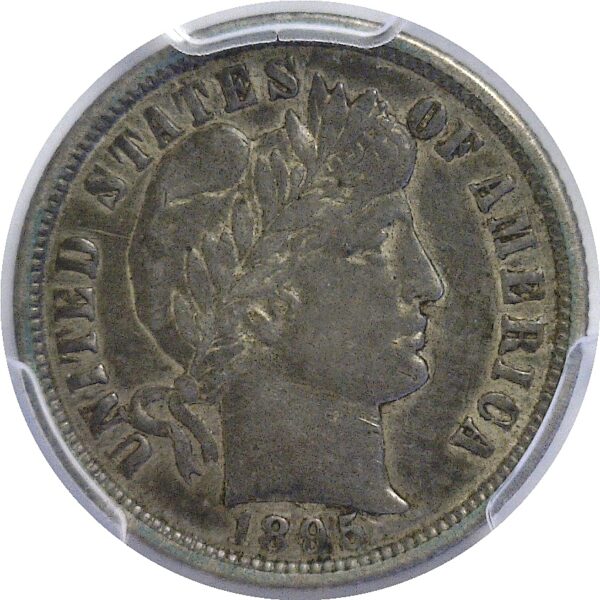 1895-O.  Barber Dime.  -  PCGS. XF-45. CAC - Image 2