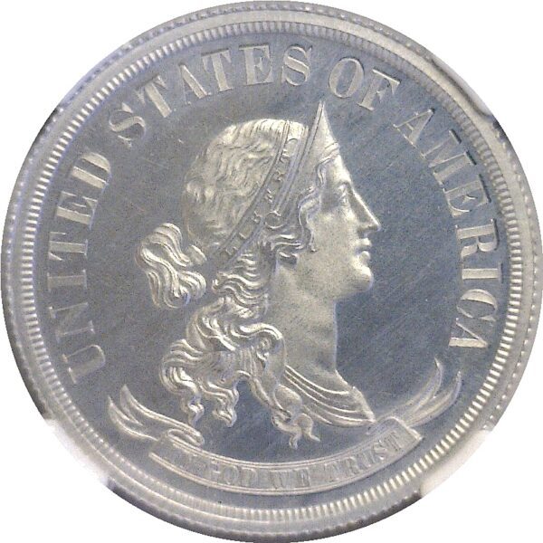 1869.  Pattern Half Dollar. NGC. PR-67. CAM. J-752. - Image 2