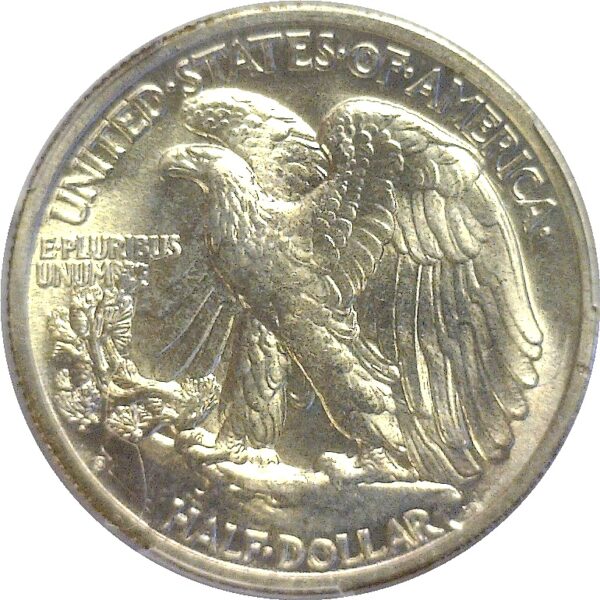 1942-S.  Walking Liberty Half Dollar.  -  PCGS. MS-66. - Image 3