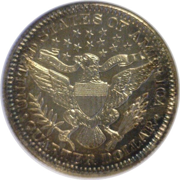 1902  Barber Quarter.  -  NGC PR-67. - Image 3