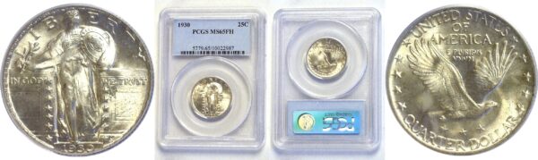 1930  Standing Liberty Quarter.  -  PCGS MS-65. FH.