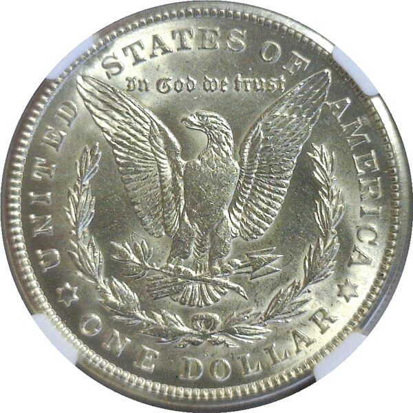 1921-S.  Morgan Dollar.  -  NGC. MS-63. - Image 3