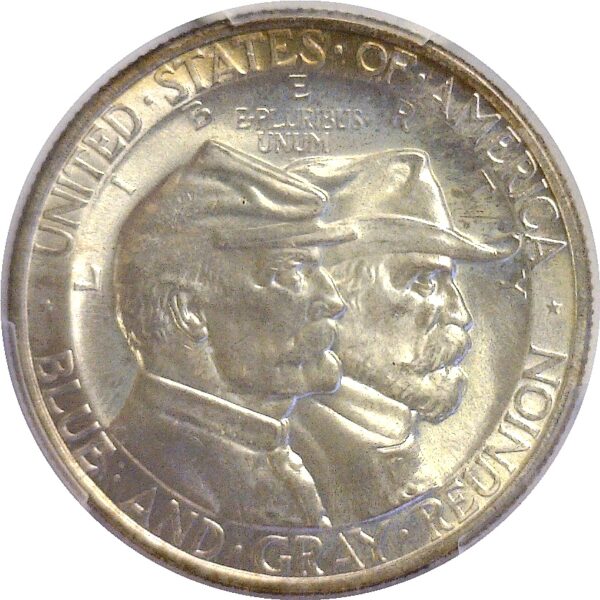 1936.  Gettysburg Commemorative Half Dollar.  -   PCGS. MS-67+. CAC - Image 2