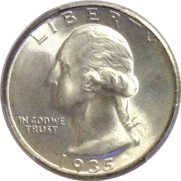 1935.  Washington Quarter.  -  PCGS. MS-67+. - Image 2