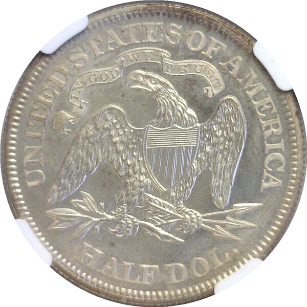 1868.  Seated Liberty Half Dollar.  -  NGC. PR-65. CAM. - Image 3