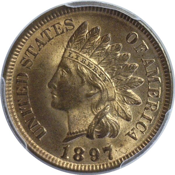 1897 Indian Head Cent - PCGS MS-64RD CAC - Image 2