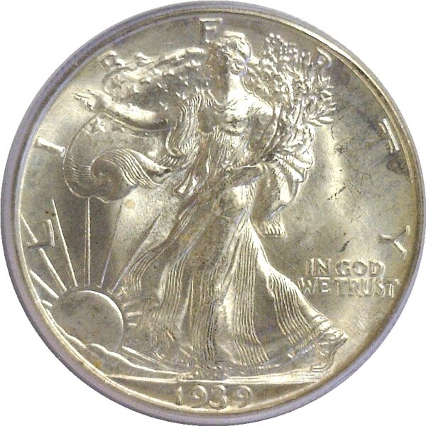 1939-D.  Walking Liberty Half Dollar. PCGS. MS-65. - Image 2