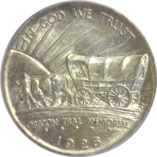 1926. Oregon Trail Commemorative Half Dollar.  -  PCGS. MS-64. - Image 3