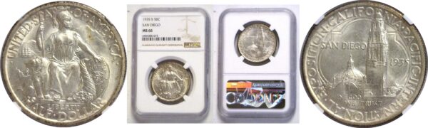 1935-S.  San Diego Commemorative Half Dollar.  -  NGC. MS-66.