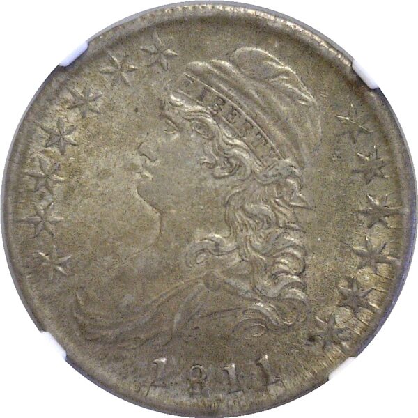 1811/10.  Bust Half Dollar.  -  NGC. AU-55. - Image 2