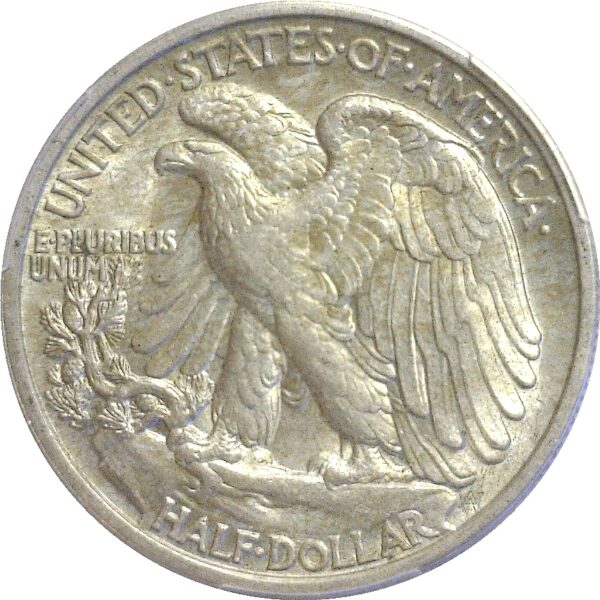 1918.  Walking Liberty Half Dollar.  -  PCGS. AU-58. - Image 3