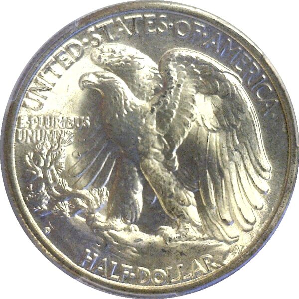 1946-D.  Walking Liberty Half Dollar.  -  PCGS. MS-65. - Image 3