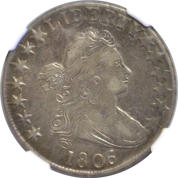 1806/5  Bust Half Dollar.  -  NGC XF-40. - Image 2