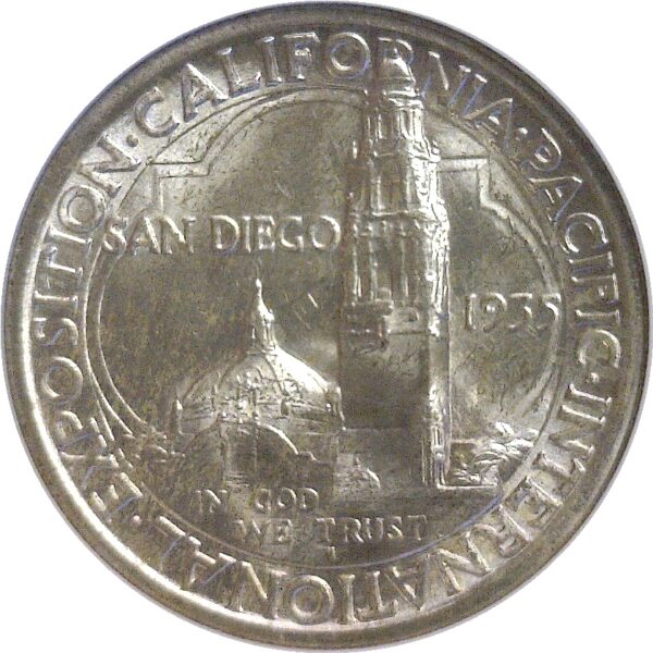 1935-S. San Diego Commemorative Half Dollar.  -  NGC MS-65. - Image 3