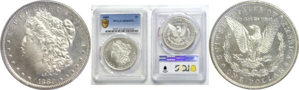 1880.  Morgan Dollar.  - PCGS. MS-65. PL.